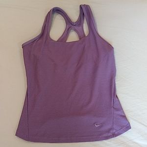 Purple Nike Athletic Tank Top